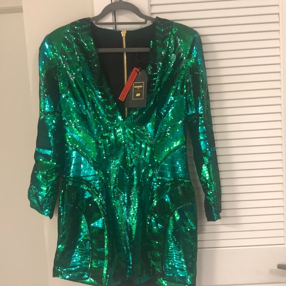 Balmain Dresses & Skirts - Balmain x H&M Sequins Dress Brand New with Tags